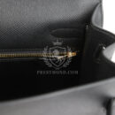 Hermes Kelly Sellier 32 Black Epsom GHW