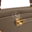 Hermes Kelly Retourne 28 Etoupe Clemence GHW