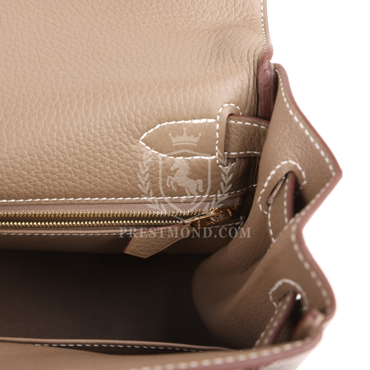Hermes Kelly Retourne 28 Etoupe Clemence GHW — изображение 9