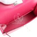 Hermes Kelly Sellier 20 Rose Mexico Shiny Alligator PHW