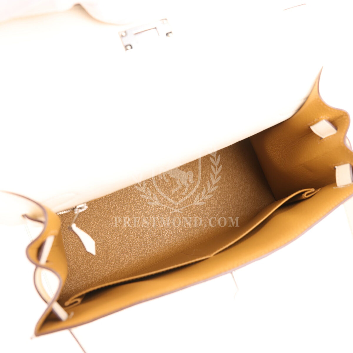 Hermes Kelly Sellier 28 Sellier Nata Verso Epsom PHW — изображение 9