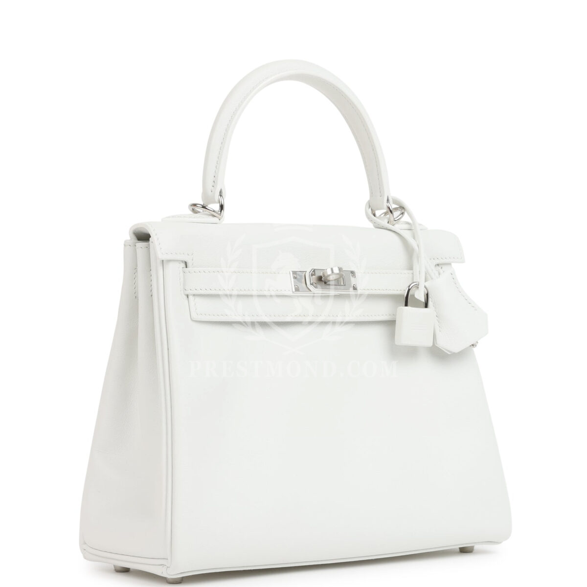 Hermes Kelly Retourne 25 New White Swift PHW — изображение 2