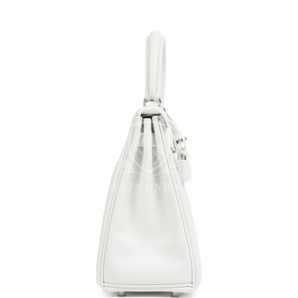 Hermes Kelly Retourne 25 New White Swift PHW — изображение 3