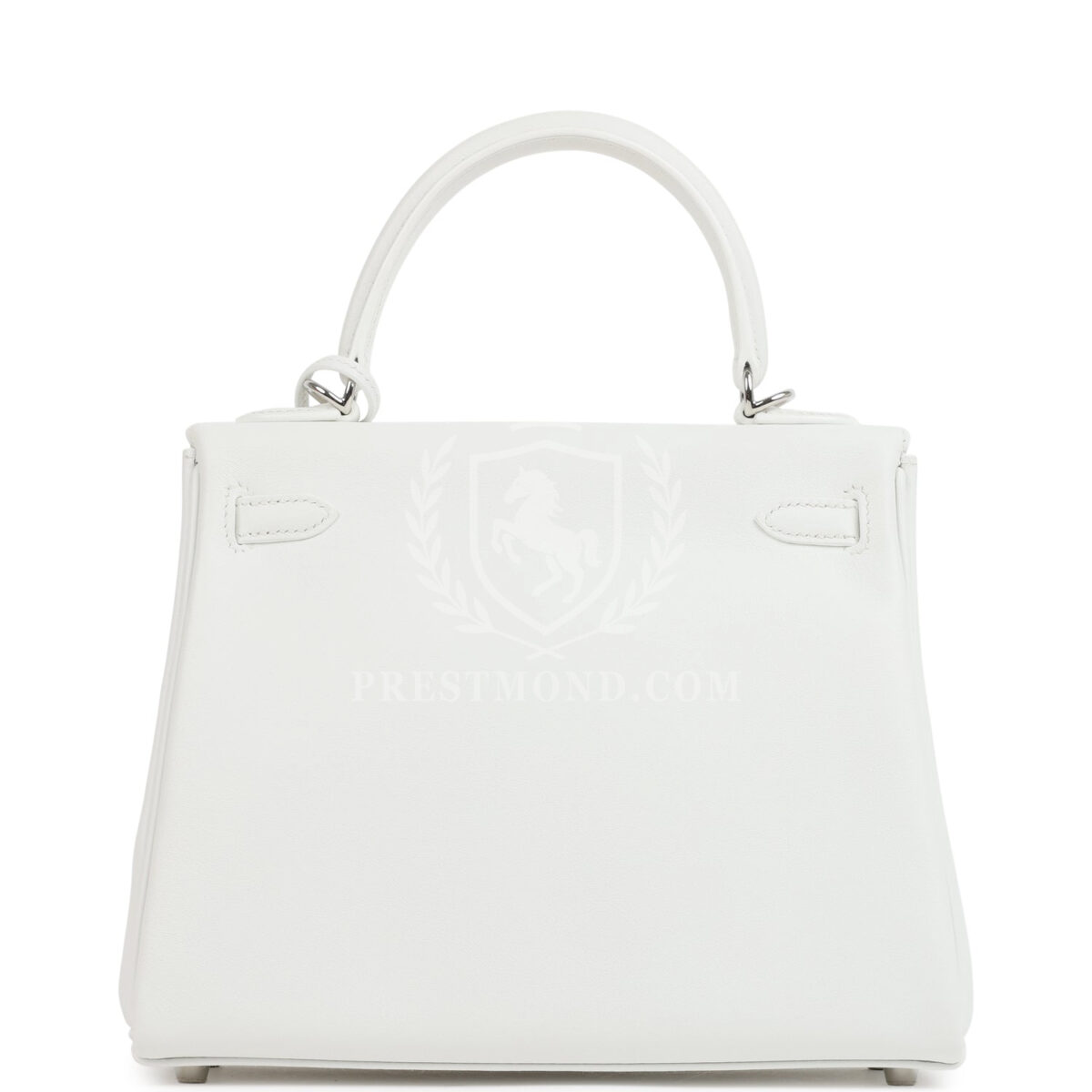 Hermes Kelly Retourne 25 New White Swift PHW — изображение 4