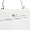 Hermes Kelly Retourne 25 New White Swift PHW