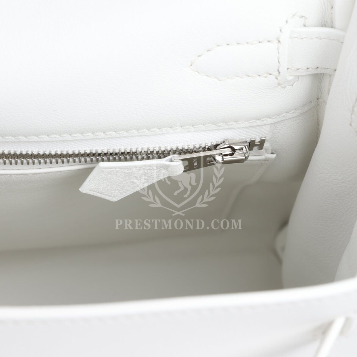 Hermes Kelly Retourne 25 New White Swift PHW — изображение 9