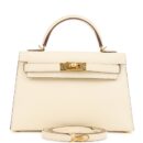 Hermes Kelly Sellier 20 Nata Epsom GHW