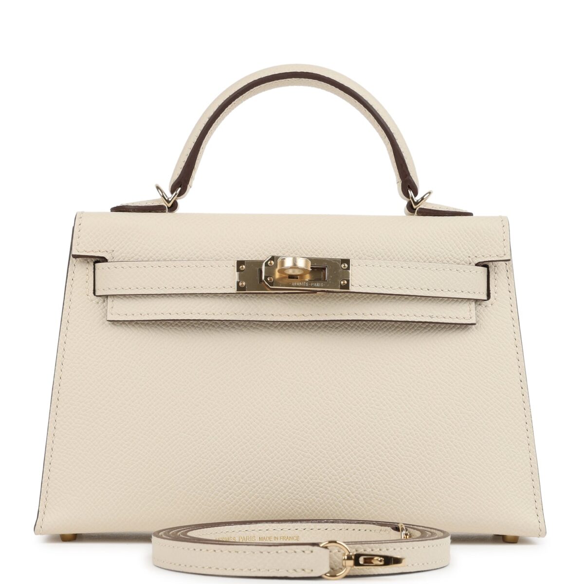 Hermes Special Order (HSS) Kelly Sellier 20 Craie Verso Epsom PBHW