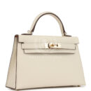 Hermes Special Order (HSS) Kelly Sellier 20 Craie Verso Epsom PBHW