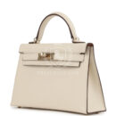 Hermes Special Order (HSS) Kelly Sellier 20 Craie Verso Epsom PBHW