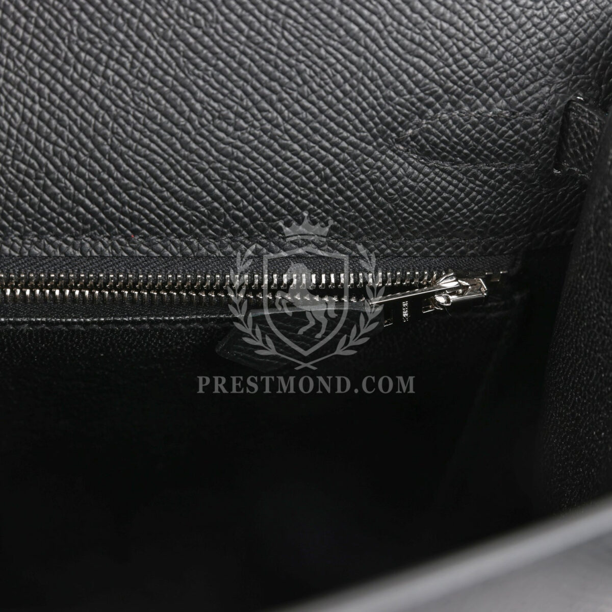 Hermes Kelly Sellier 25 Black Epsom PHW — изображение 9