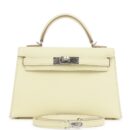 Hermes Kelly Sellier 20 Jaune Milton Epsom PHW