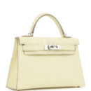 Hermes Kelly Sellier 20 Jaune Milton Epsom PHW