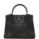 Vintage Hermes Kelly Retourne 25 Cocoan Matte Varanus Salvator Lizard RHW