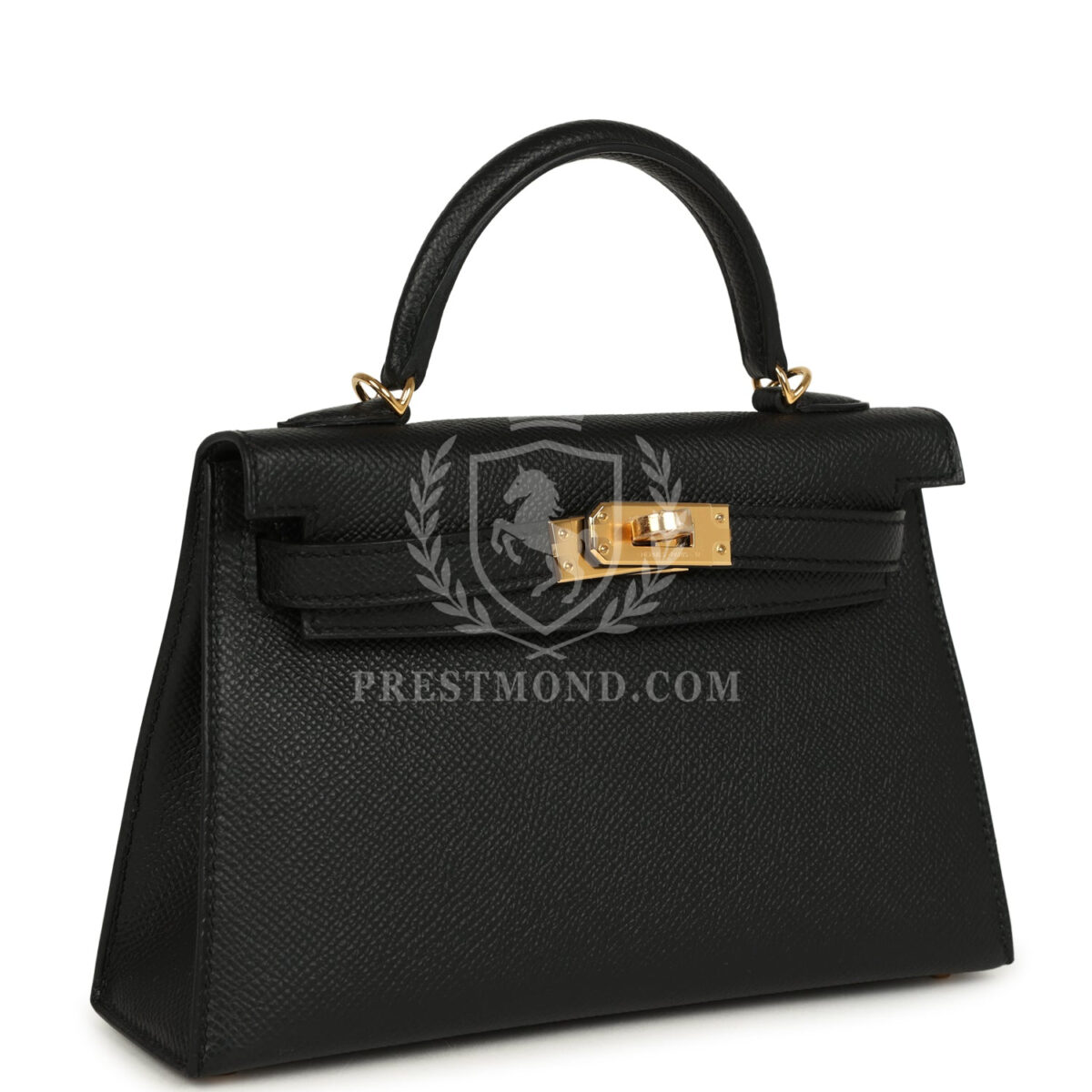 Hermes Kelly Sellier 20 Black Epsom GHW — изображение 2