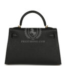 Hermes Kelly Sellier 20 Black Epsom GHW