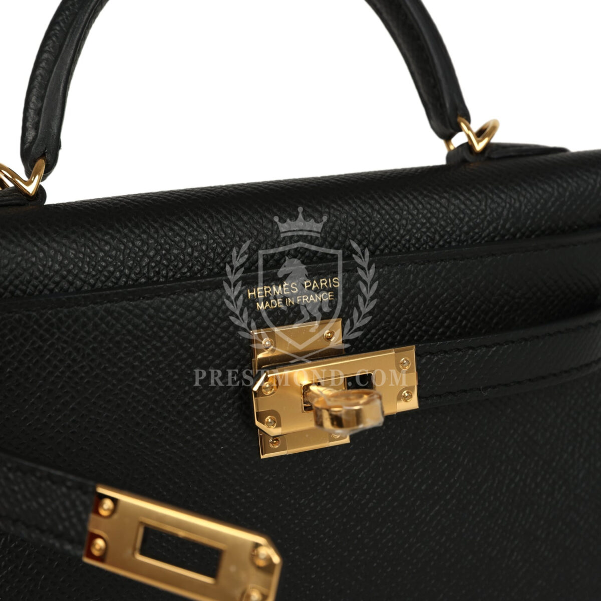 Hermes Kelly Sellier 20 Black Epsom GHW — изображение 7