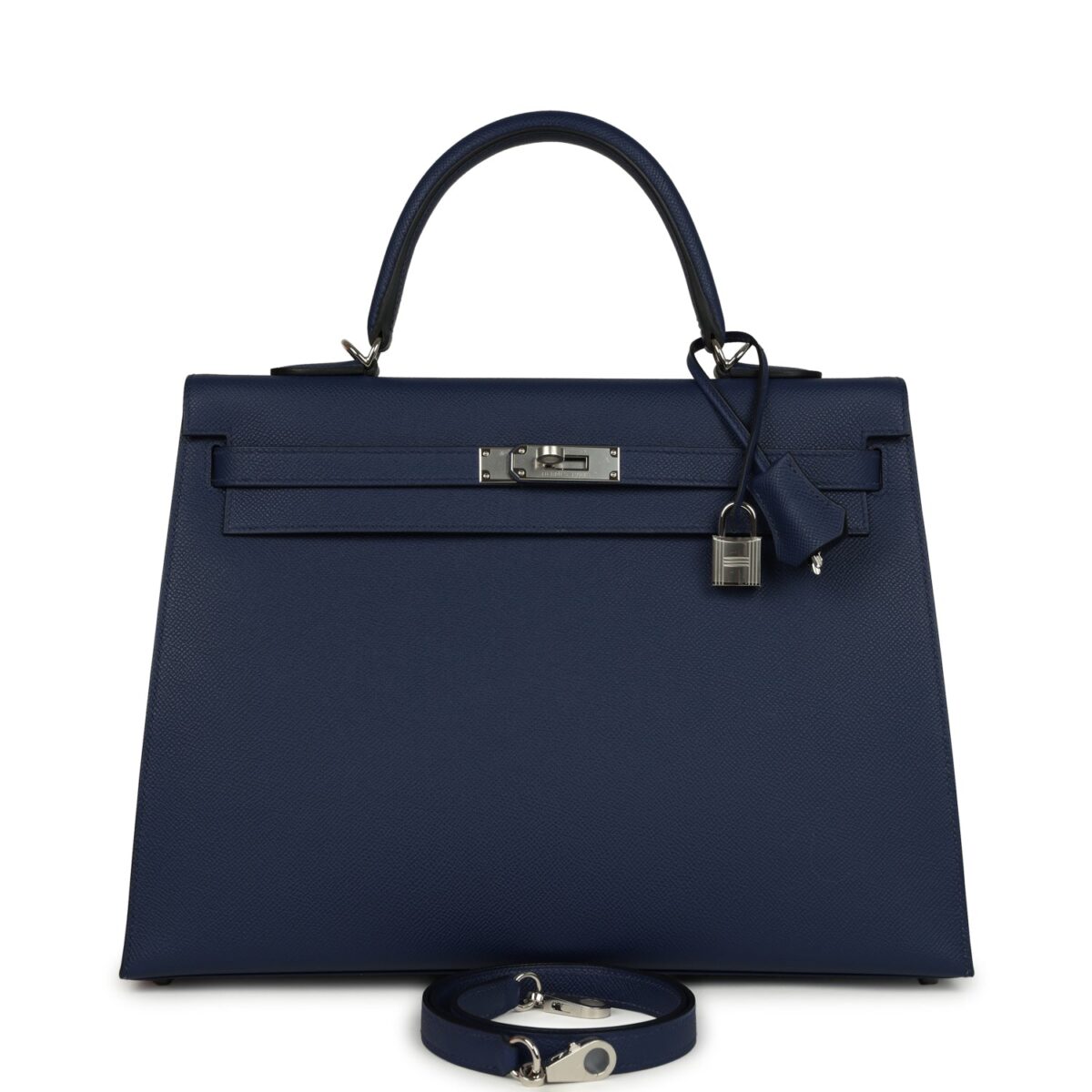 Hermes Kelly Sellier 35 Bleu Saphir Epsom PHW
