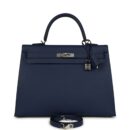 Hermes Kelly Sellier 35 Bleu Saphir Epsom PHW