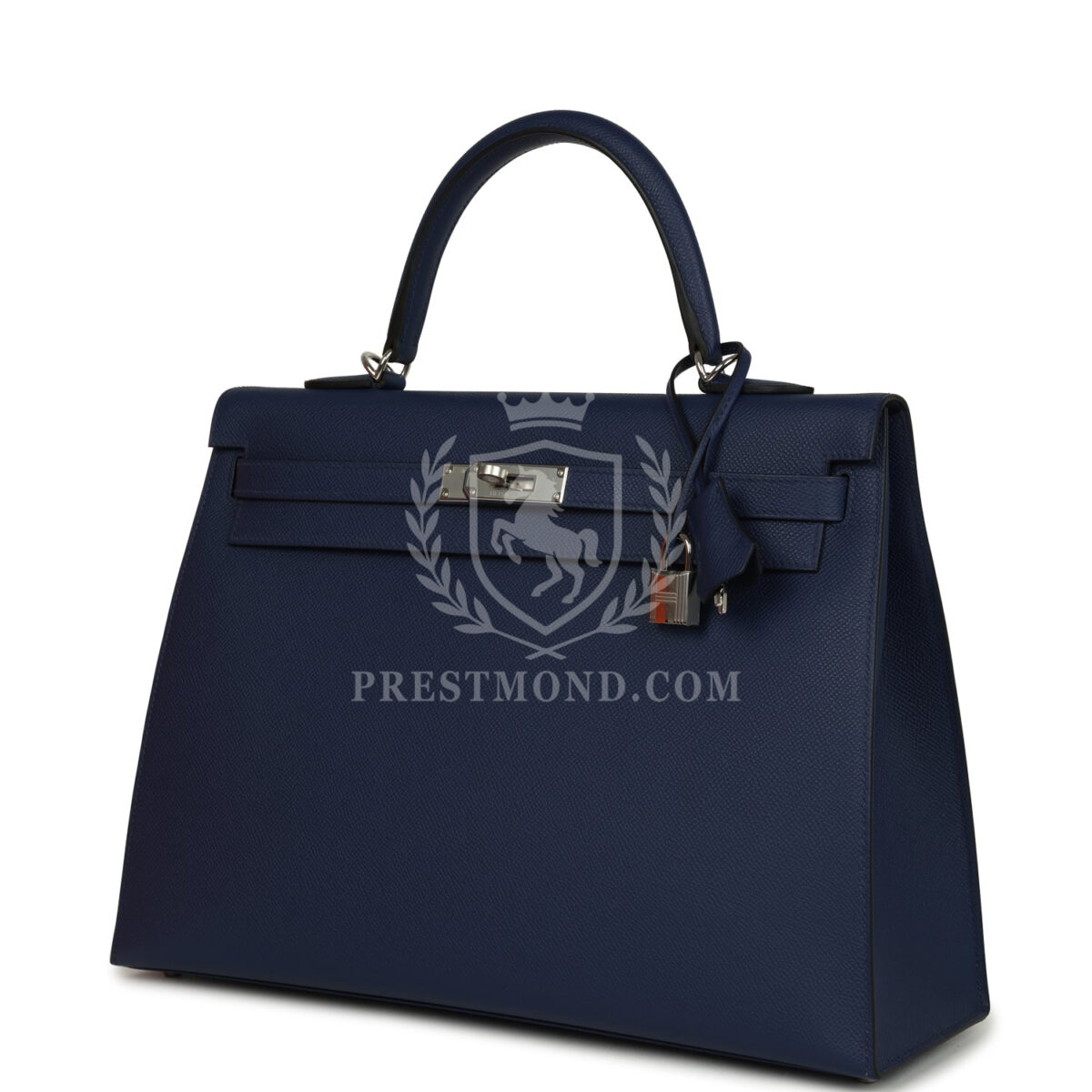 Hermes Kelly Sellier 35 Bleu Saphir Epsom PHW — изображение 5