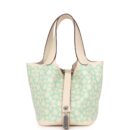 Hermes Micro Picotin Lock 14 "Lucky Daisy" Nata Swift PHW