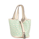 Hermes Micro Picotin Lock 14 "Lucky Daisy" Nata Swift PHW