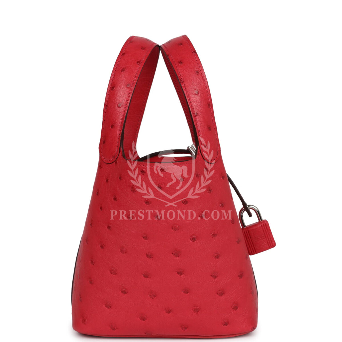 Hermes Micro Picotin Lock 14 Bougainvillea Ostrich PHW — изображение 3