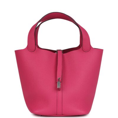 Hermes Picotin Lock 22 Rose Shocking Maurice PHW