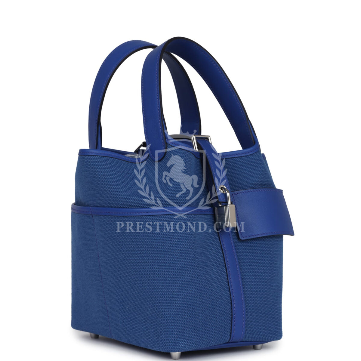 Hermes Picotin Cargo 18 Bleu Royal Swift and Toile Canvas PHW — изображение 2