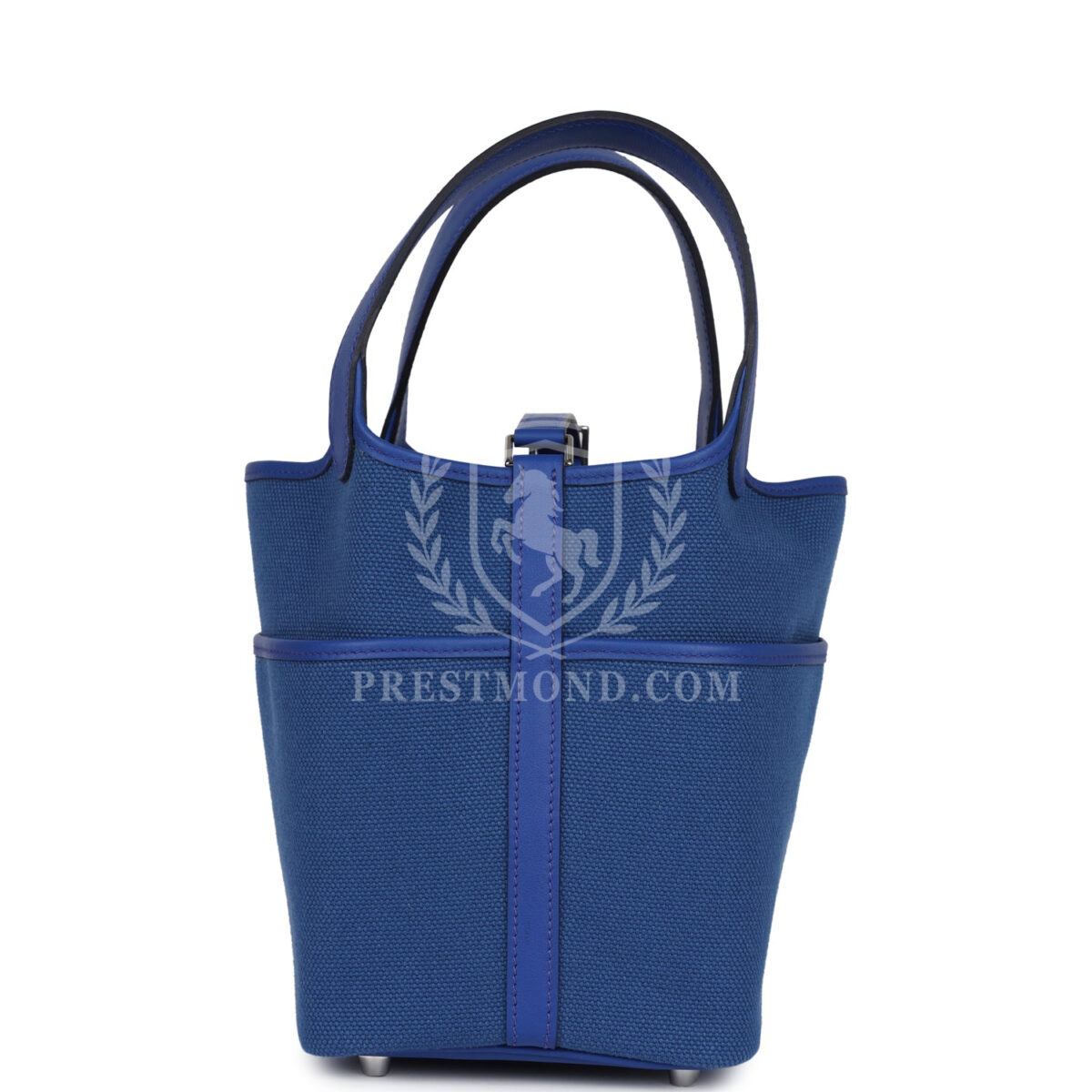 Hermes Picotin Cargo 18 Bleu Royal Swift and Toile Canvas PHW — изображение 4