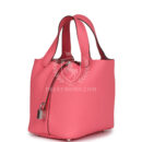 Hermes Picotin Lock 18 Rose Azalee Clemence PHW