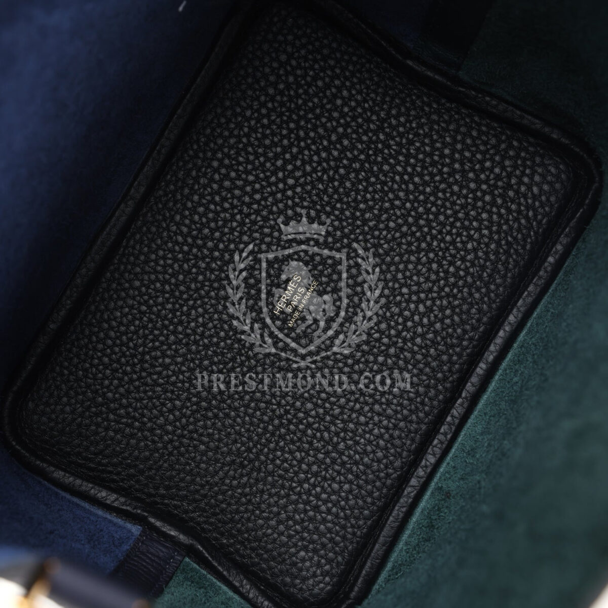 Hermes Picotin Lock 18 Casaque Bleu Nuit and Vert Cypress Clemence GHW — изображение 7