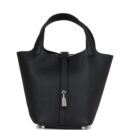Hermes Picotin Lock 18 Black Clemence PHW