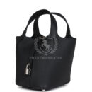 Hermes Picotin Lock 18 Black Clemence PHW