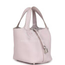 Hermes Picotin Lock 18 Mauve Pale Clemence PHW