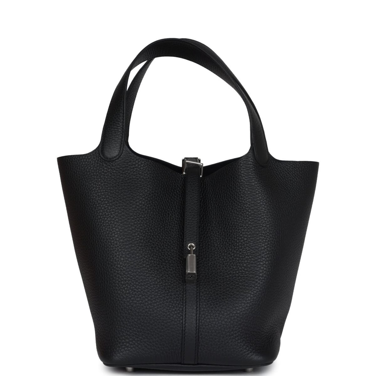 Hermes Picotin Lock 22 Black Clemence PHW
