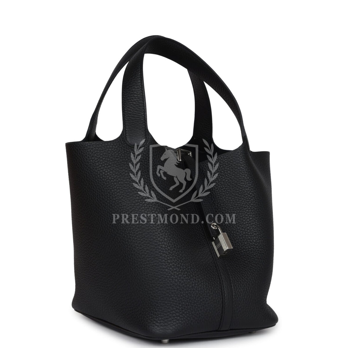 Hermes Picotin Lock 22 Black Clemence PHW — изображение 2