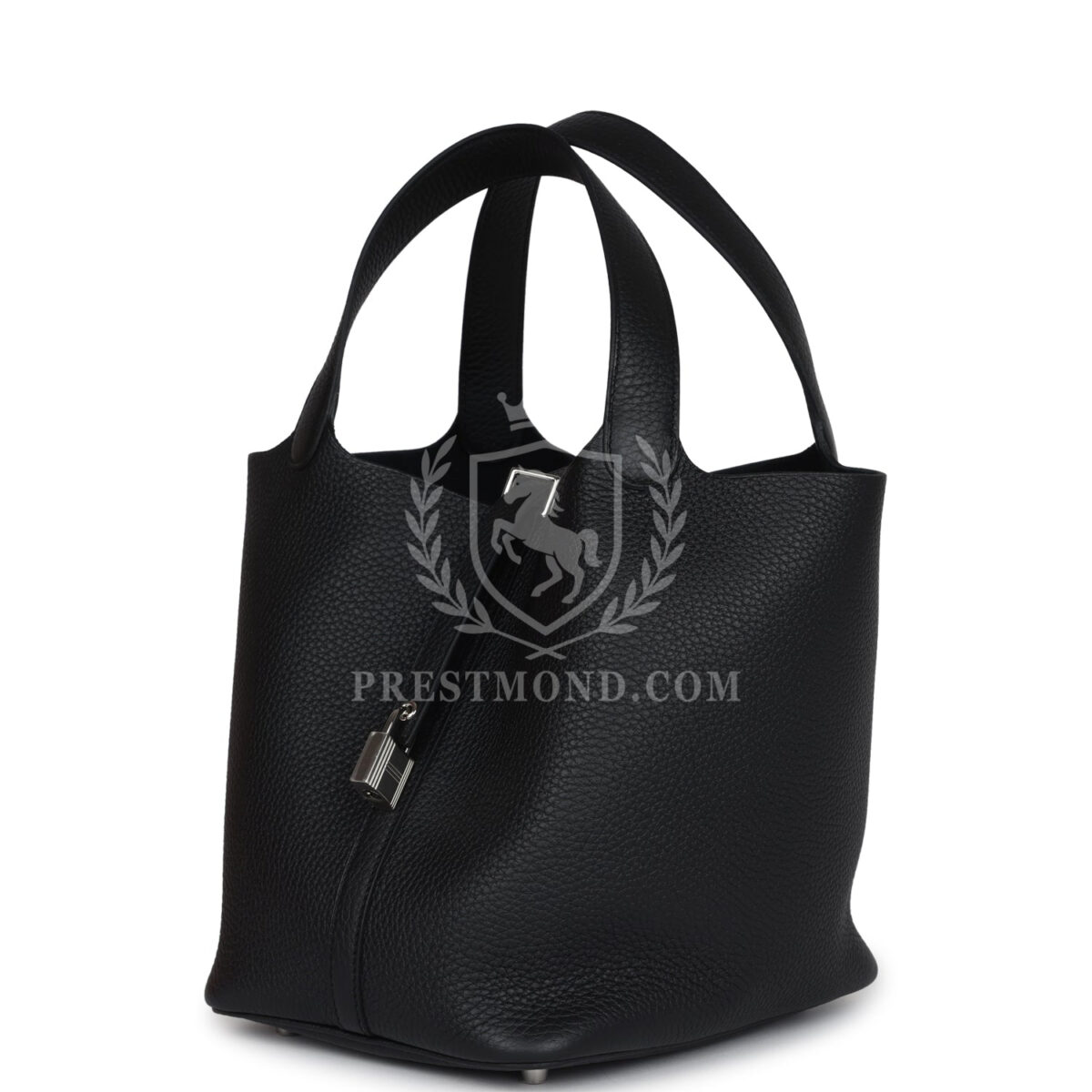 Hermes Picotin Lock 22 Black Clemence PHW — изображение 3
