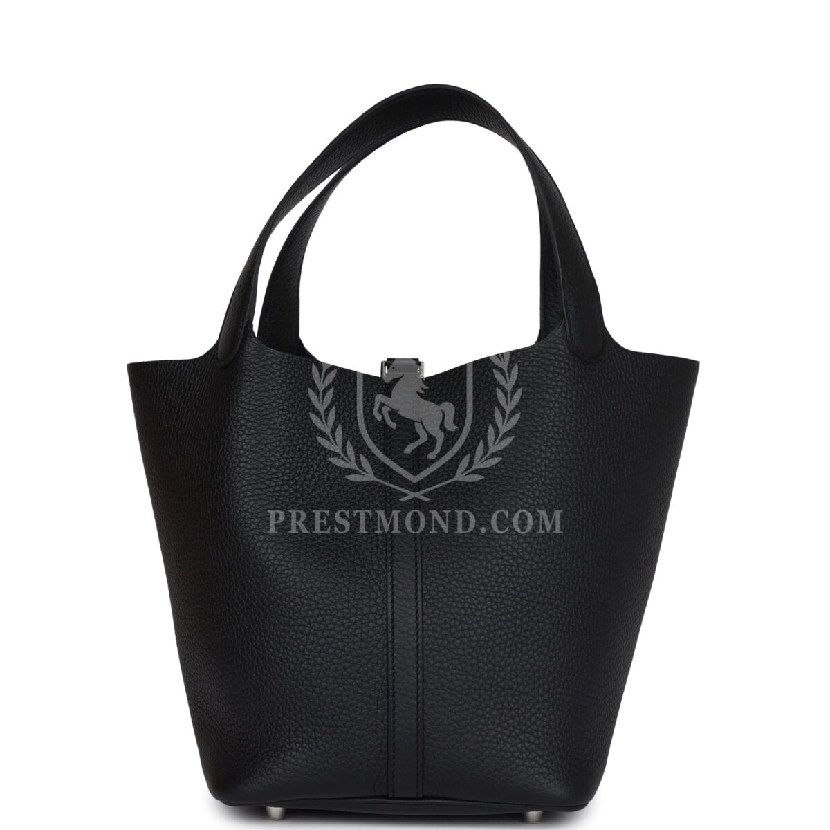 Hermes Picotin Lock 22 Black Clemence PHW — изображение 5