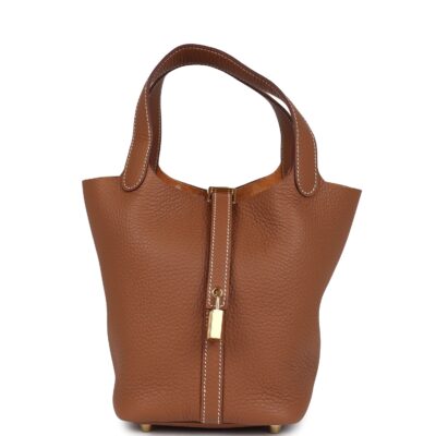 Hermes Picotin Lock 18 GHW Clemence GHW
