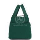 Hermes Picotin Cargo 18 Vert Moyen Swift and Toile Canvas PHW