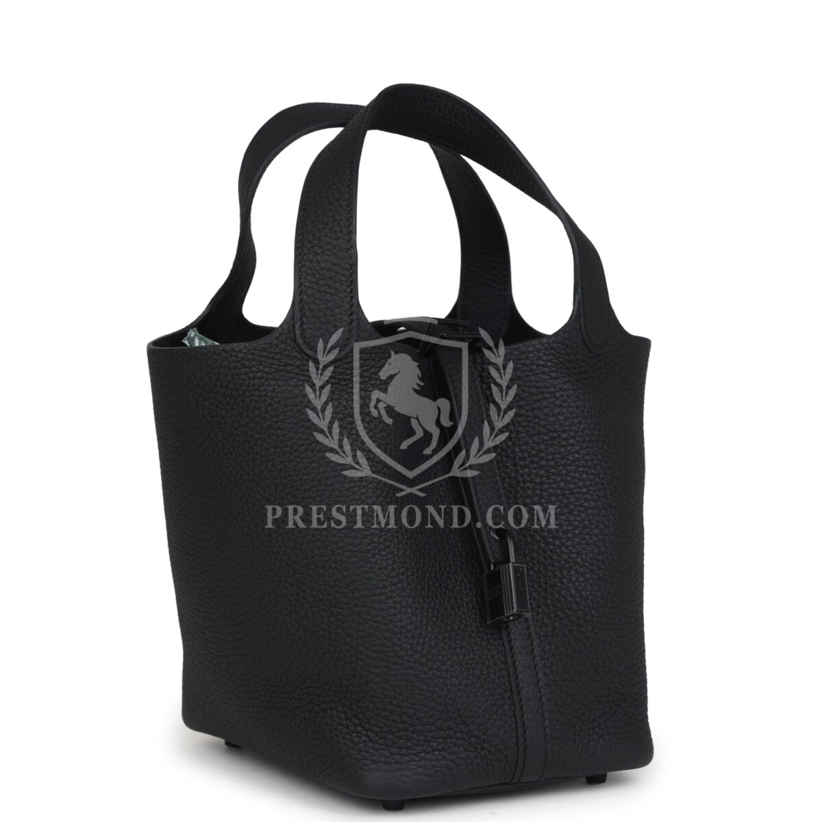 Hermes Picotin Lock 18 Monochrome Black Clemence BHW — изображение 2
