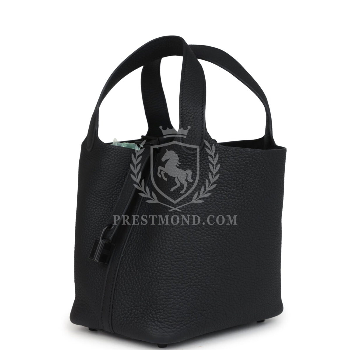 Hermes Picotin Lock 18 Monochrome Black Clemence BHW — изображение 5