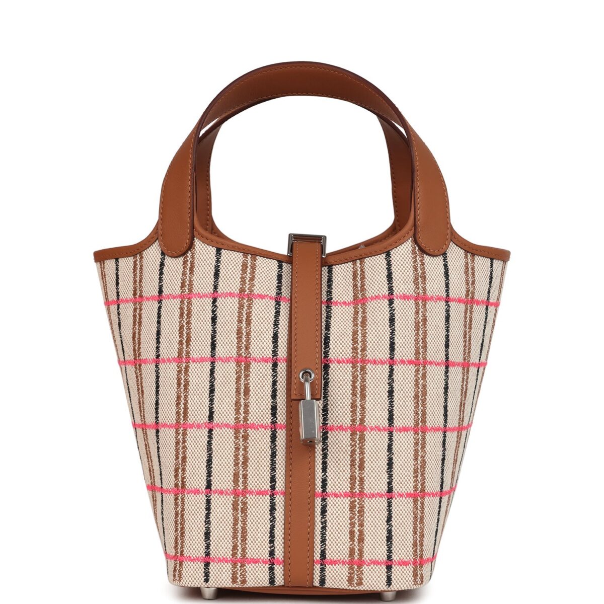 Hermes Picotin Lock 18 Gold, Ecru-Beige, Rose Pop, Black Toile H and Fauve Swift and Toile H PHW
