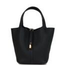 Hermes Picotin Lock 22 Black Clemence GHW
