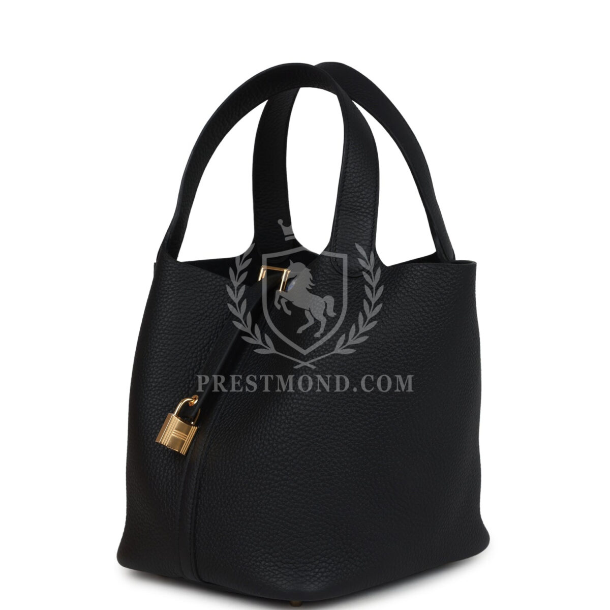 Hermes Picotin Lock 22 Black Clemence GHW — изображение 5