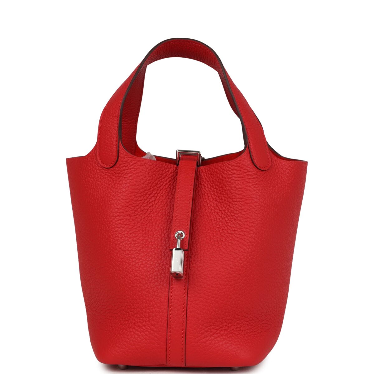 Hermes Picotin Lock 18 Rouge Radieux Clemence PHW