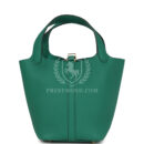 Hermes Picotin Lock 18 Vert Vertigo Clemence GHW