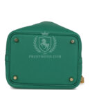 Hermes Picotin Lock 18 Vert Vertigo Clemence GHW
