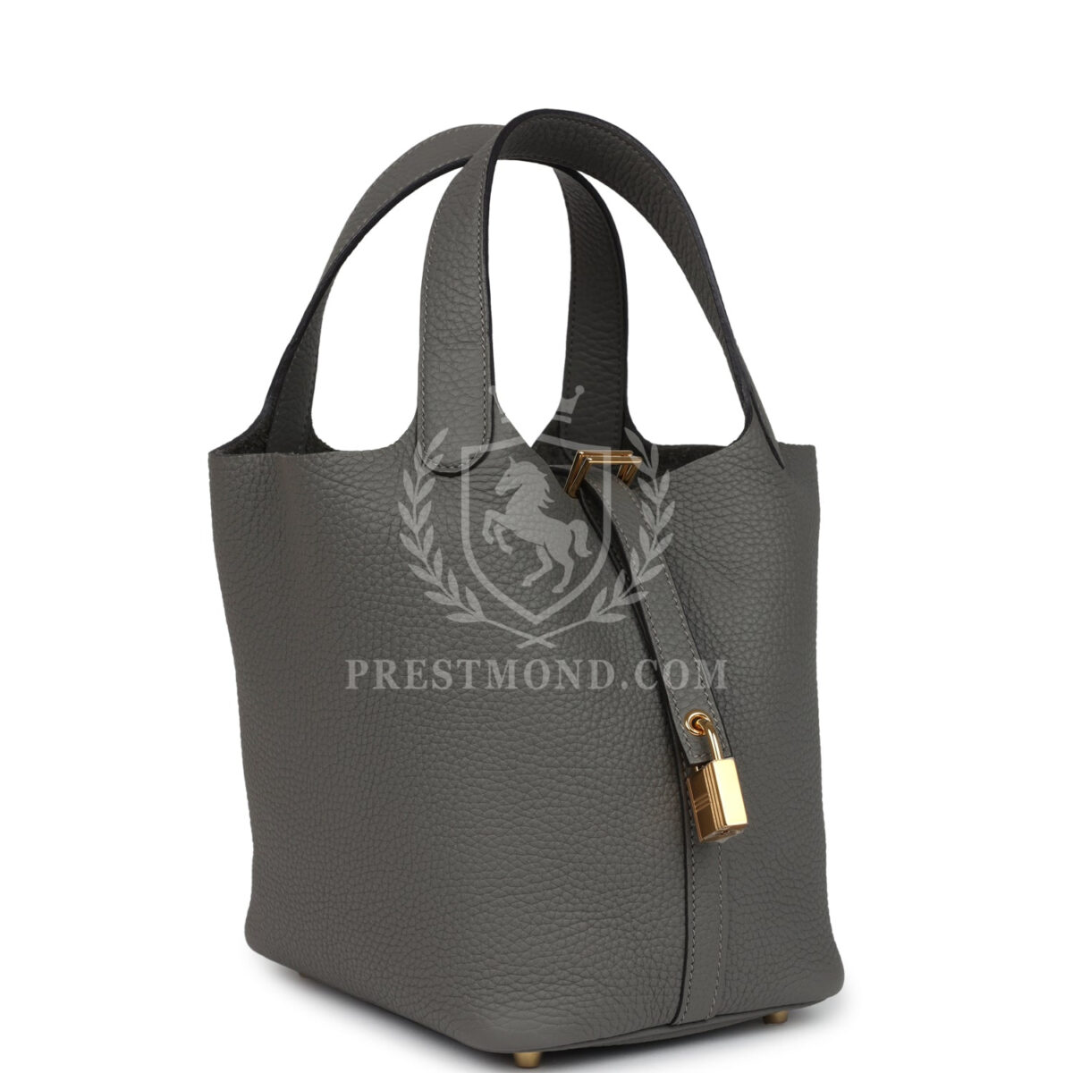 Hermes Picotin Lock 18 Gris Meyer Clemence GHW — изображение 2